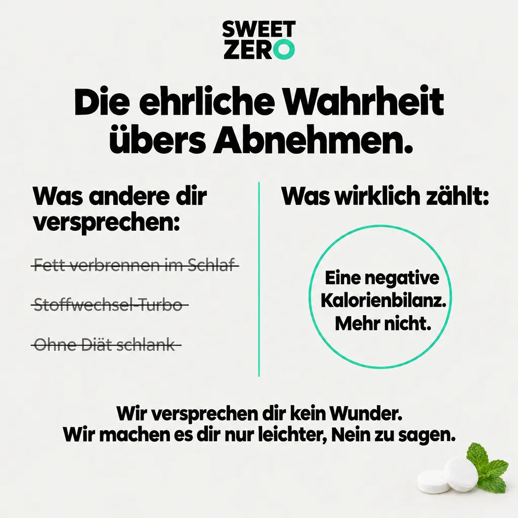 Die ehrliche Wahrheit übers Abnehmen: negative Kalorienbilanz