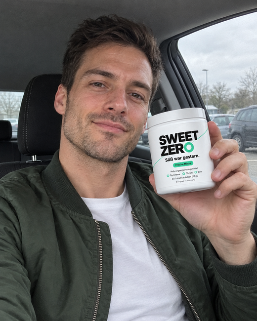 Sweet Zero unterwegs im Auto